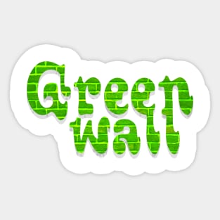 Green wall Sticker